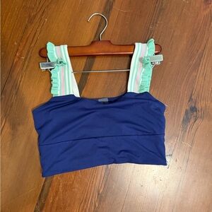 Altar’d State workout Top with Ruffled Straps
